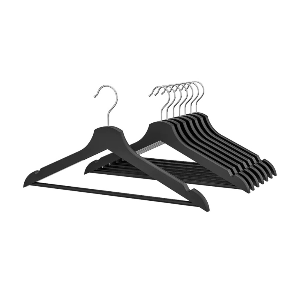 COPY - IKEA Bumerang Black Wooden Hangers, set of 8